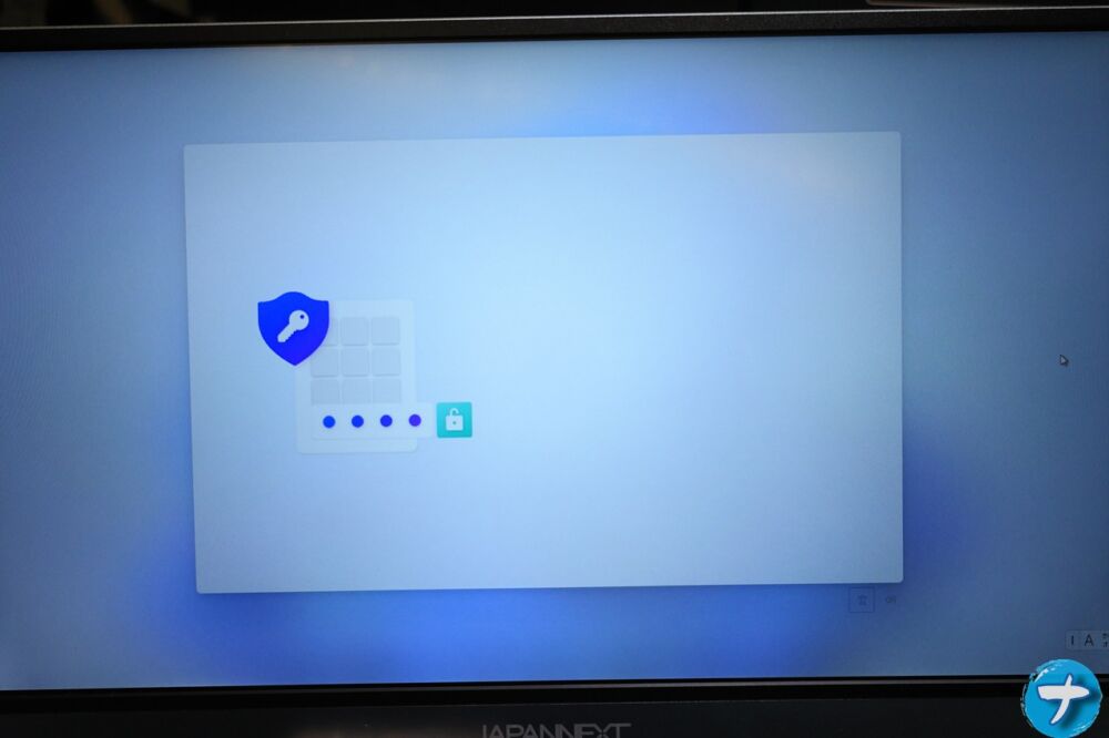 Windows11のセットアップ途中にあるPIN作成画面で止まっている写真