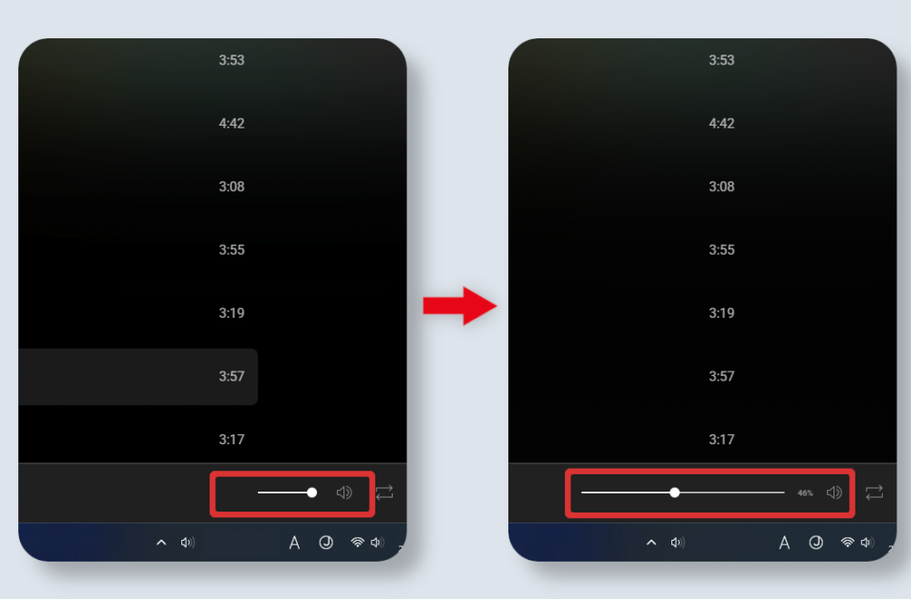 「YouTube Music Manager」拡張機能の導入前と導入後の比較画像